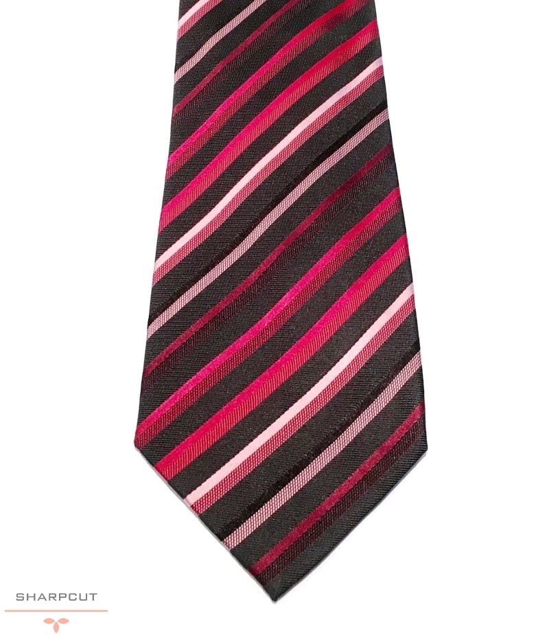 Dark Red Tie in Pure Silk