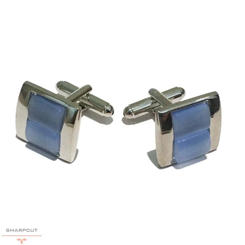 blue wave cufflinks sharpcut