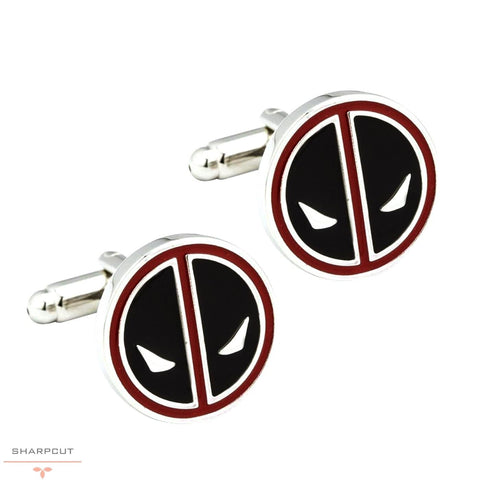 deadpool cufflinks sharpcut