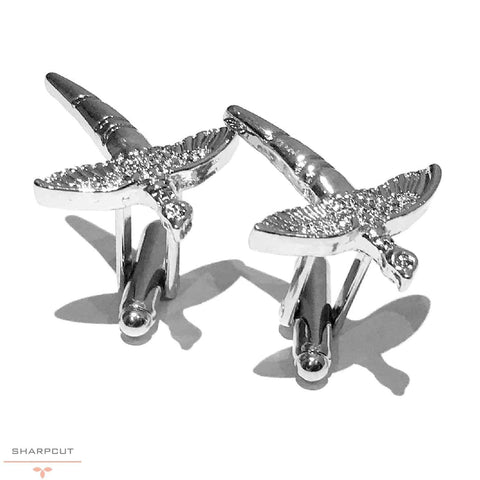 Flying Bird Cufflinks sharpcut