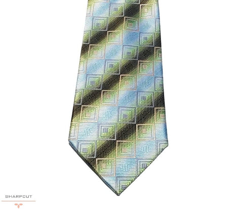 Green Envy Pure Silk Tie sharpcut