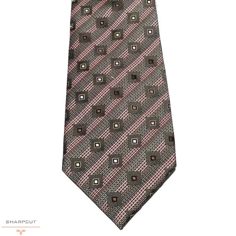 Pink Milanese Pure Silk Tie sharpcut