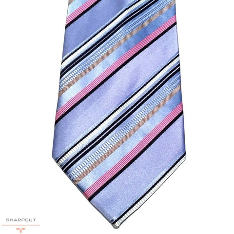 Purple Florence Pure Silk Tie sharpcut