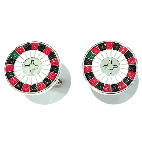 Roulette Wheel Cufflinks sharpcut