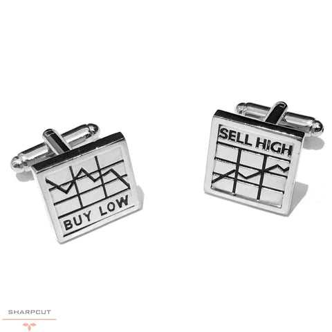 sell high buy low cufflinks sharpcut